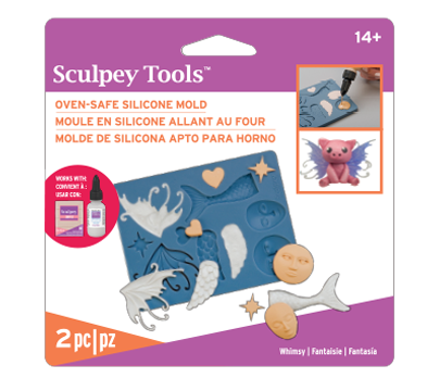 Sculpey Silicone Oven-Safe Mold Whimsy &ndash; productfoto