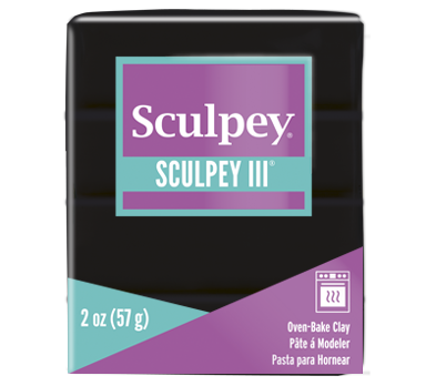 Sculpey III Black 57 g &ndash; productfoto