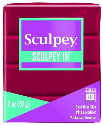 Sculpey III Red 57 g &ndash; productfoto