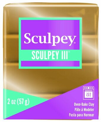 Sculpey III Jewelry Gold 57 g &ndash; productfoto