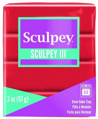 Sculpey III Poppy 57 g &ndash; productfoto