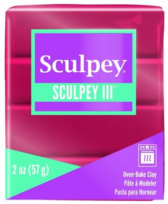 Sculpey III Deep Red Pearl 57 g &ndash; productfoto