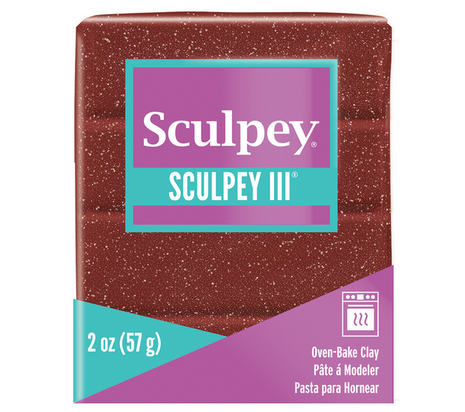 Sculpey III Garnet Glitter 57 g &ndash; productfoto