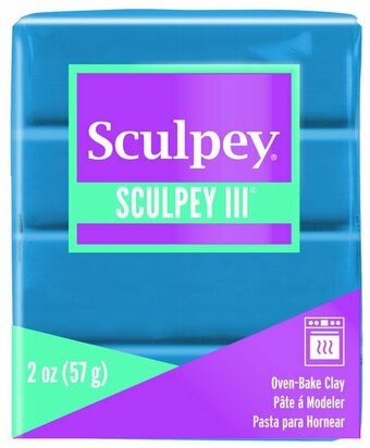 Sculpey III Turquoise 57 g &ndash; productfoto
