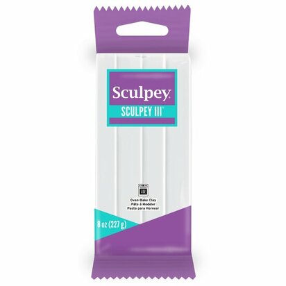 Sculpey III White 227 g &ndash; productfoto