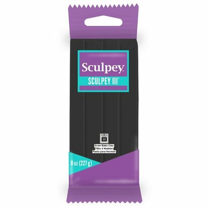 Sculpey III Black 227 g &ndash; productfoto