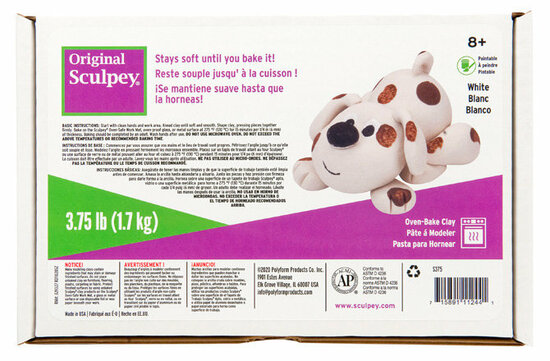 Sculpey Original White 1,7 kg &ndash; productfoto