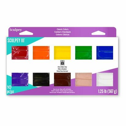 Sculpey III Multipack Classic 10 &times; 57 g &ndash; productfoto