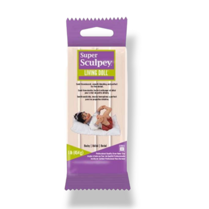 Super Sculpey Living Doll Baby 454 g &ndash; productfoto