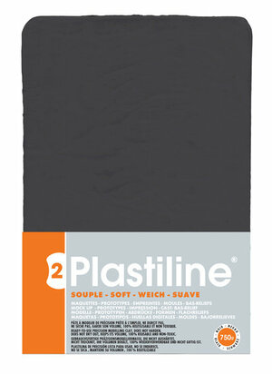 Plastiline Black 750 g &ndash; productfoto