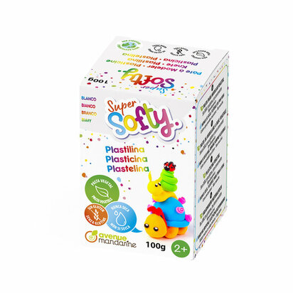 Super Softy Box 100 g White &ndash; productfoto