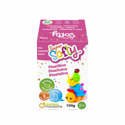 Super Softy Box 100 g Pink &ndash; productfoto