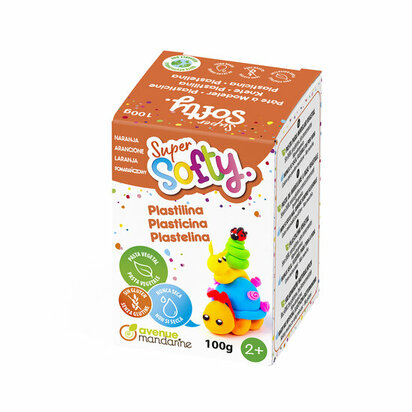 Super Softy Box 100 g Orange &ndash; productfoto
