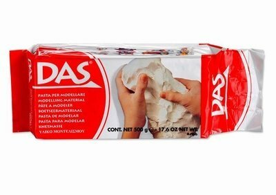 DAS klei wit 500 g &ndash; productfoto