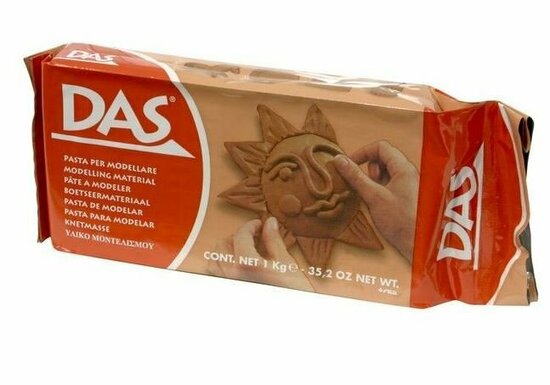DAS klei terracotta 1 kg &ndash; productfoto