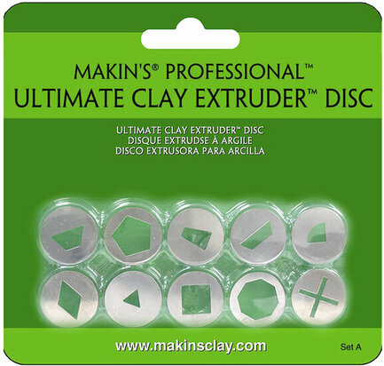 Makin's Clay Extruder Disc Set A &ndash; extruderaccessoires