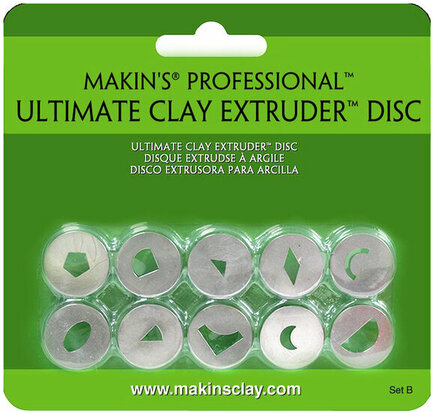 Makin's Clay Extruder Disc Set B &ndash; extruderaccessoires