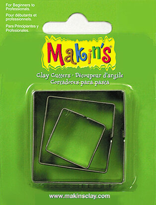 Makin's RVS-uitstekers Square 3 PC Set &ndash; rvs-uitstekers 3-delig