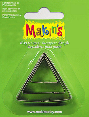 Makin's RVS-uitstekers Triangle 3 PC Set &ndash; rvs-uitstekers 3-delig