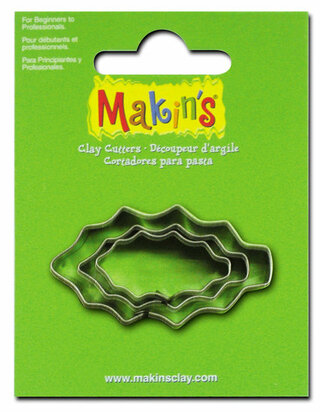 Makin's RVS-uitstekers Holly Leaf 3 PC Set &ndash; rvs-uitstekers 3-delig