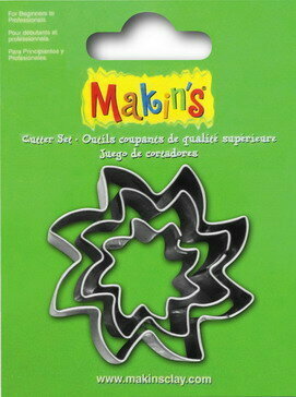Makin's RVS-uitstekers Sun 3 PC Set &ndash; rvs-uitstekers 3-delig