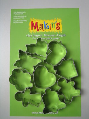 Makin's RVS-uitstekerset Everyday 9 PC Set &ndash; thematische rvs-uitstekers