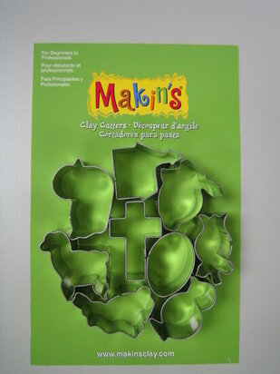 Makin's RVS-uitstekerset Easter 9 PC Set &ndash; thematische rvs-uitstekers