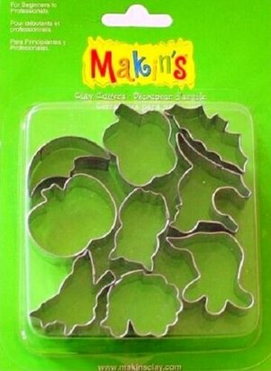 Makin's RVS-uitstekerset Halloween 12 PC &ndash; thematische rvs-uitstekers