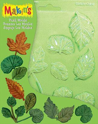 Makin's Push Mold Leaves &ndash; kunststof drukmallen