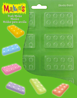 Makin's Push Mold Block Set A &ndash; kunststof drukmallen
