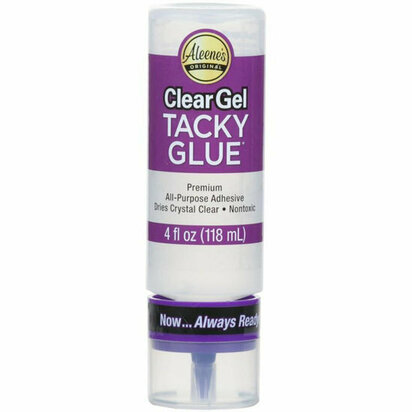 Tacky Glue Clear Gel Always Ready 118 ml fles hobbylijm