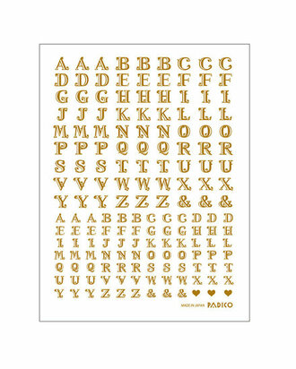 Transfer Seal Alphabet Capital productweergave