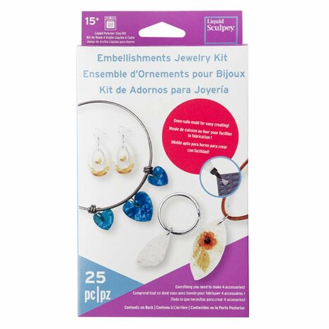 Liquid Sculpey Embellishments Jewelry Kit