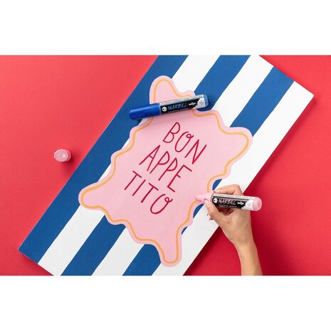 MARBEL marker 12mm saffier blauw N°258