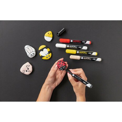 MARBEL marker 4mm wit N°010
