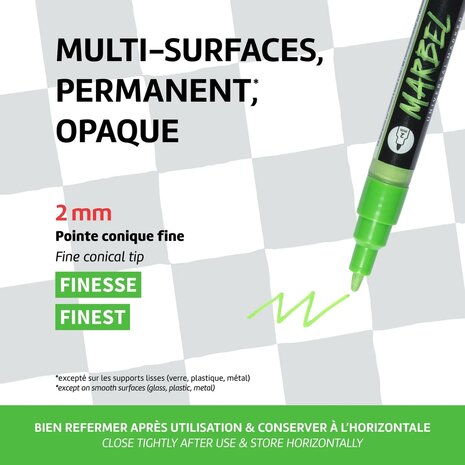 MARBEL marker 2mm magenta N°905