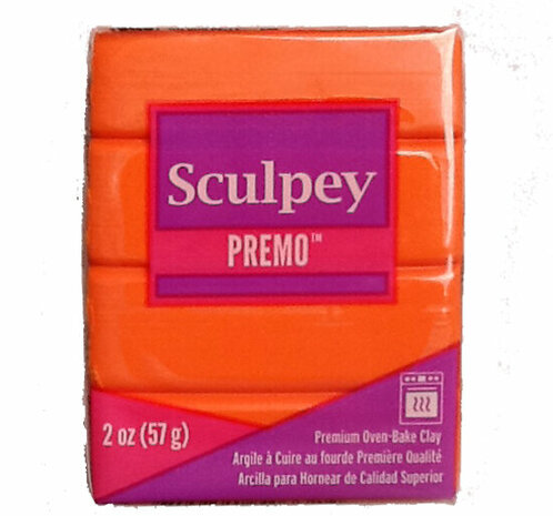 Sculpey Premo -- Burnt Orange &ndash; foto van polymeerklei