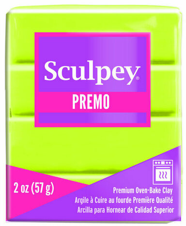 Sculpey Premo -- Wasabi &ndash; foto van polymeerklei