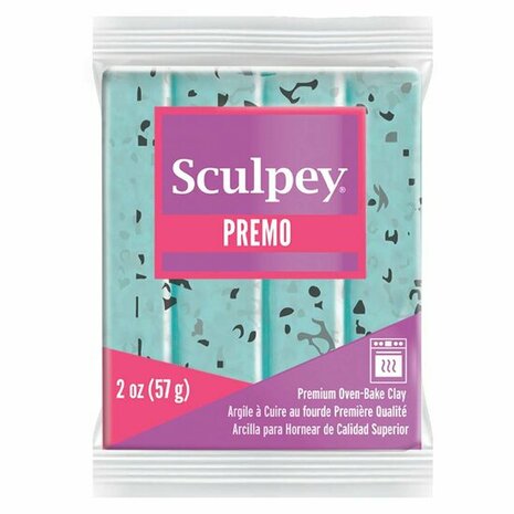 Sculpey Premo -- Turquiose Granit &ndash; foto van polymeerklei