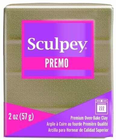 Sculpey Premo -- Yellow Gold Glitter &ndash; foto van polymeerklei