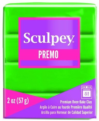 Sculpey Premo -- Green &ndash; foto van polymeerklei