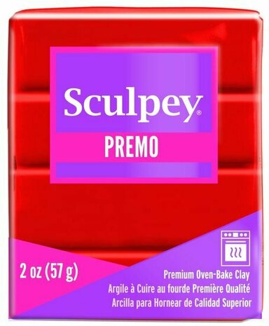 Sculpey Premo -- Cadmium Red Hue &ndash; foto van polymeerklei