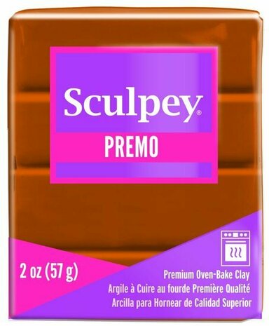 Sculpey Premo -- Raw Sienna &ndash; foto van polymeerklei