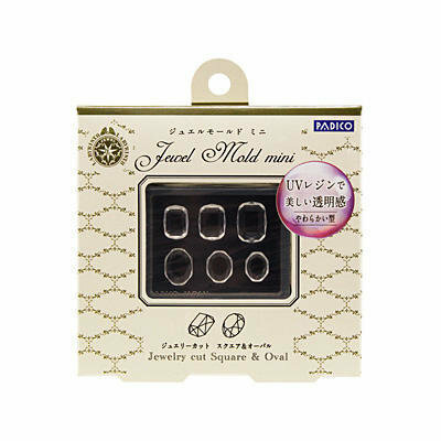 Padico Jewel Mold Mini Jewelry Cut Square & Oval &ndash; mal voor resin en klei voor creatieve projecten