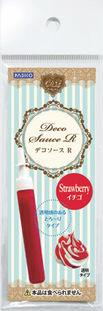 Padico Deco Sauce R Strawberry &ndash; decosaus voor miniaturen voor creatieve projecten