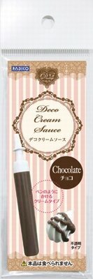 Padico Deco Cream Sauce Chocolate &ndash; decosaus voor miniaturen voor creatieve projecten