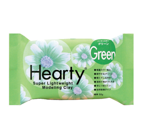 Padico Hearty Green 50g &ndash; lichte boetseerklei voor creatieve projecten