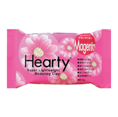 Padico Hearty Magenta 50g &ndash; lichte boetseerklei voor creatieve projecten