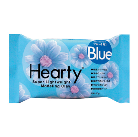 Padico Hearty Blue 50g &ndash; lichte boetseerklei voor creatieve projecten
