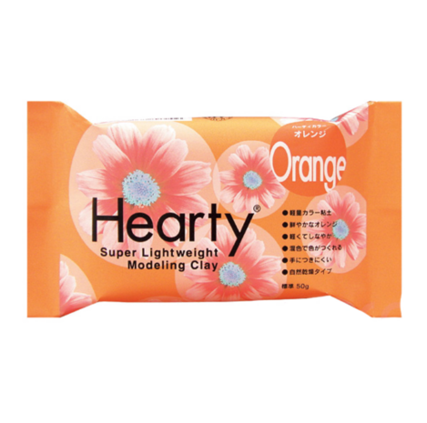 Padico Hearty Orange 50g &ndash; lichte boetseerklei voor creatieve projecten